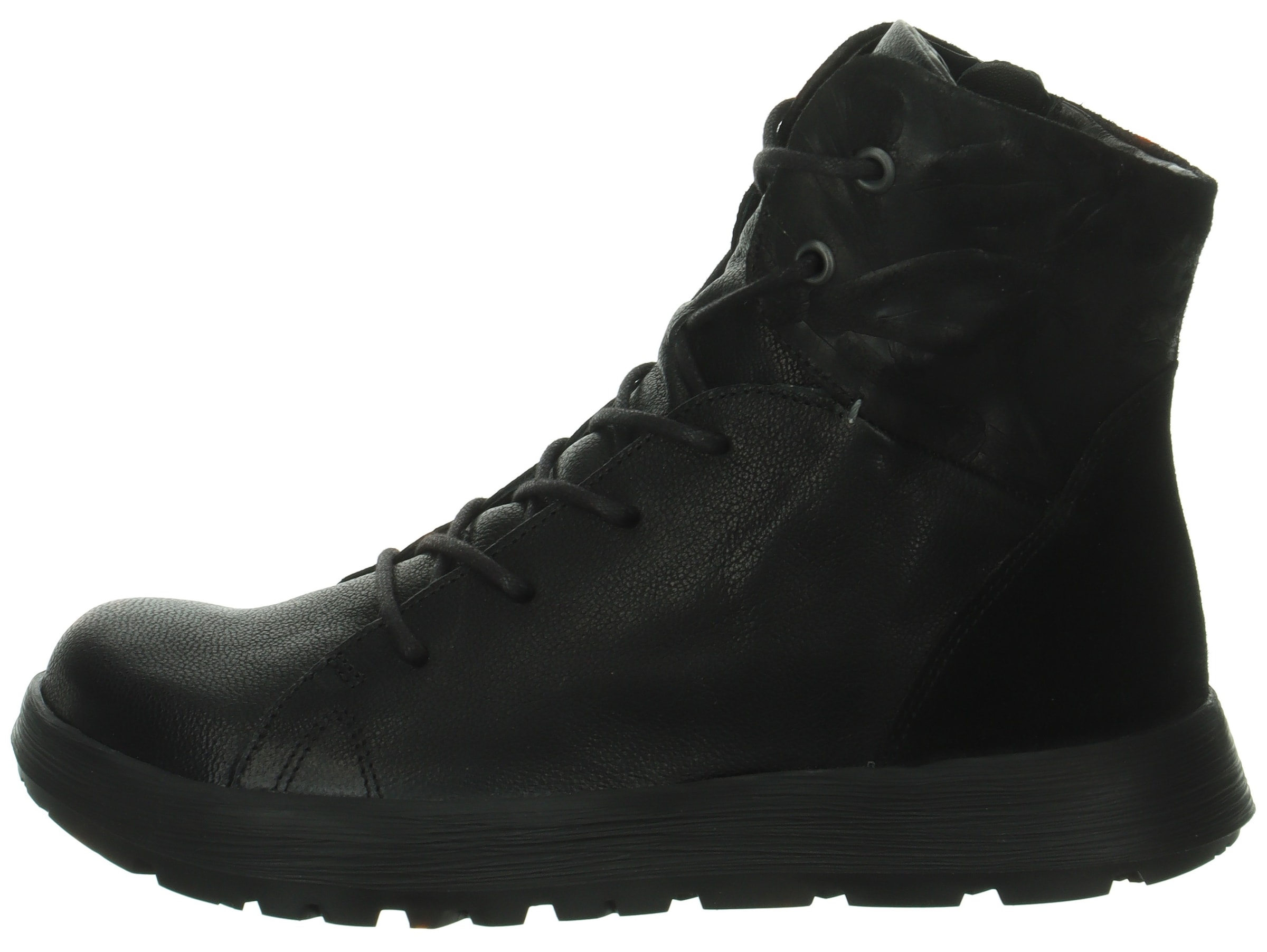 THINK! Lace-Up Ankle Boots in Black