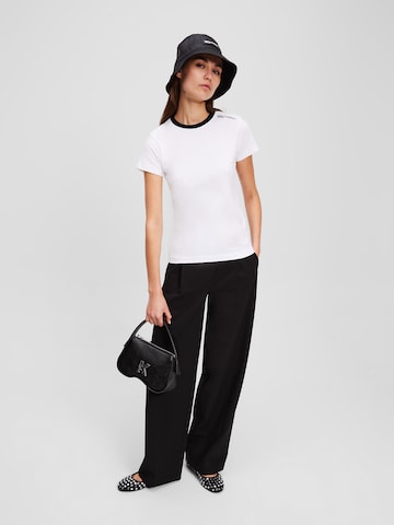 KARL LAGERFELD JEANS Тениска в бяло