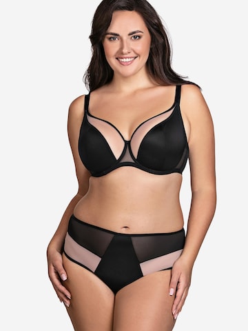 Vivisence Minimiser Bra '1079' in Black: front