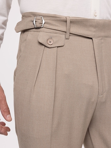 Antioch Tapered Trousers in Beige