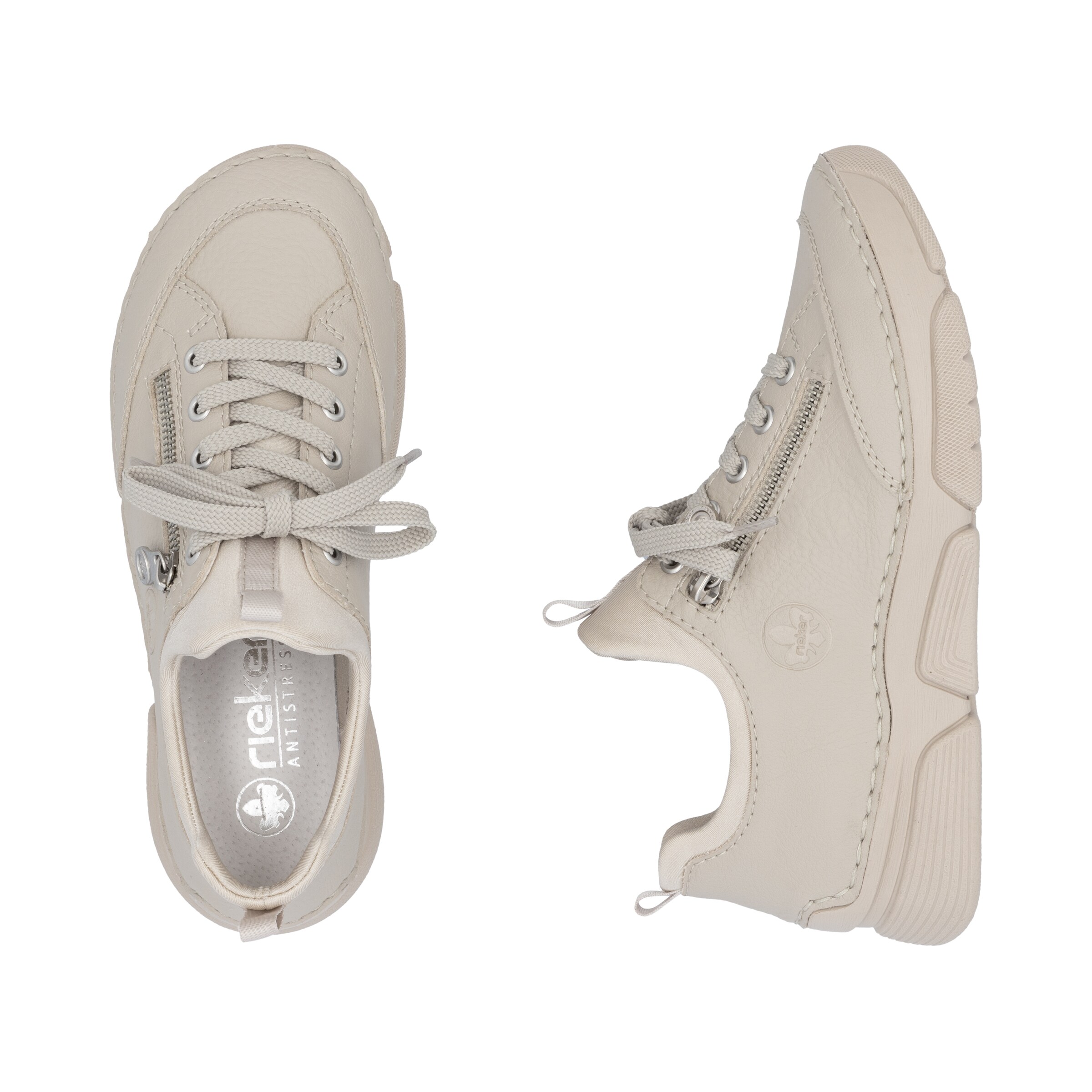 Baskets basses Rieker en beige