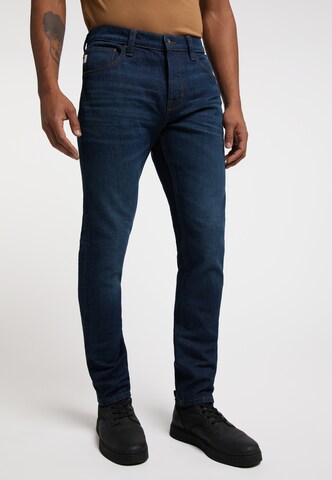 MUSTANG Slimfit Jeans ' Harlem ' in Blau