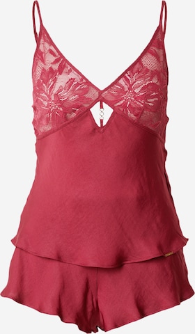 Marks & Spencer Korte pyjama 'Lex' in Rood: voorkant