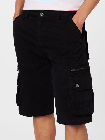 Regular Pantaloni de la ALPHA INDUSTRIES pe negru