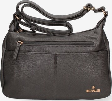 Borsa a spalla 'Borsa a Tracolla Donna Ecopelle con Zip e Tasche Multiple - B Cavalli' di B. Cavalli in grigio: frontale