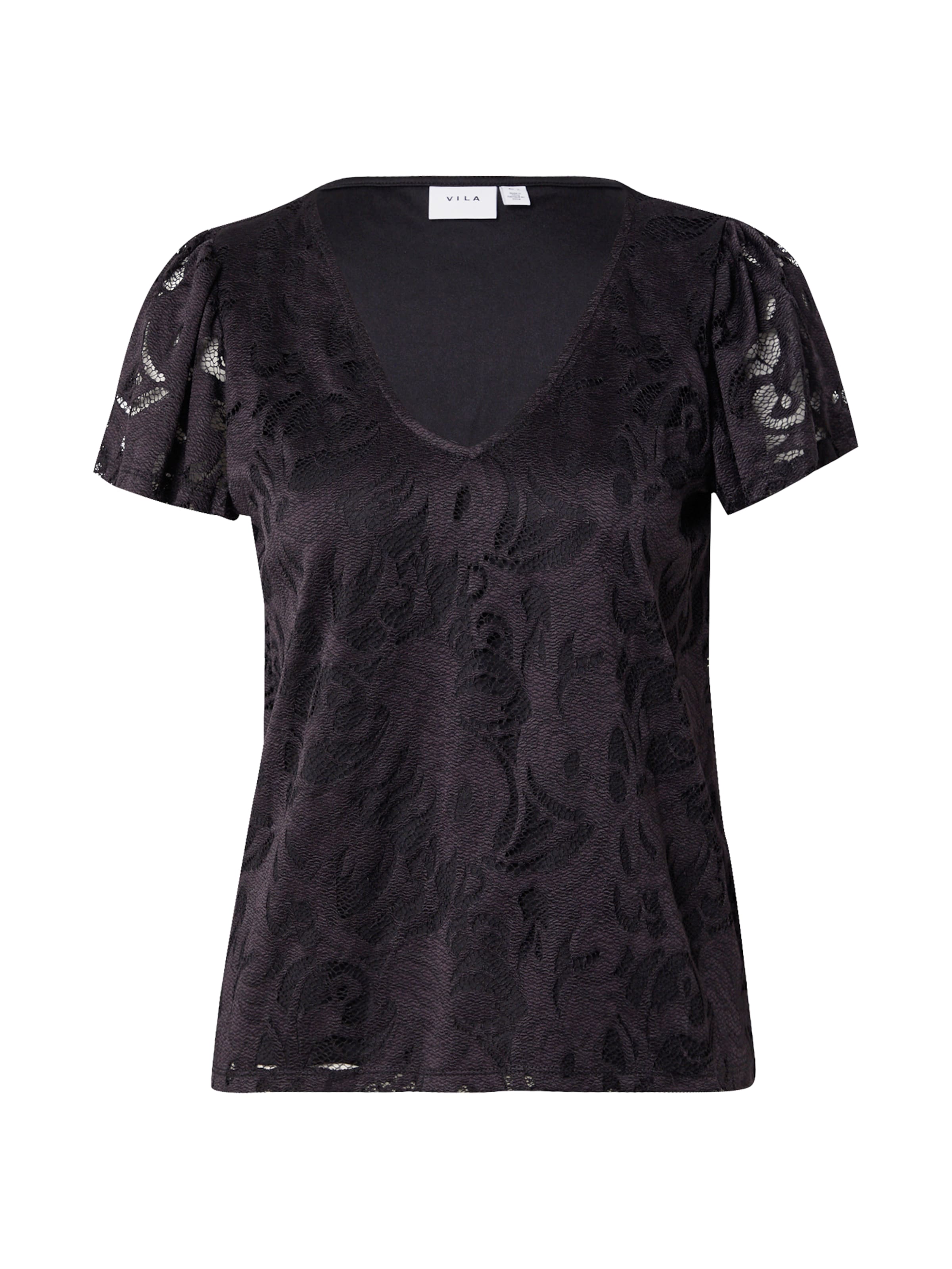 VILA Blouse &#x27;VIStasia&#x27; in Black: front