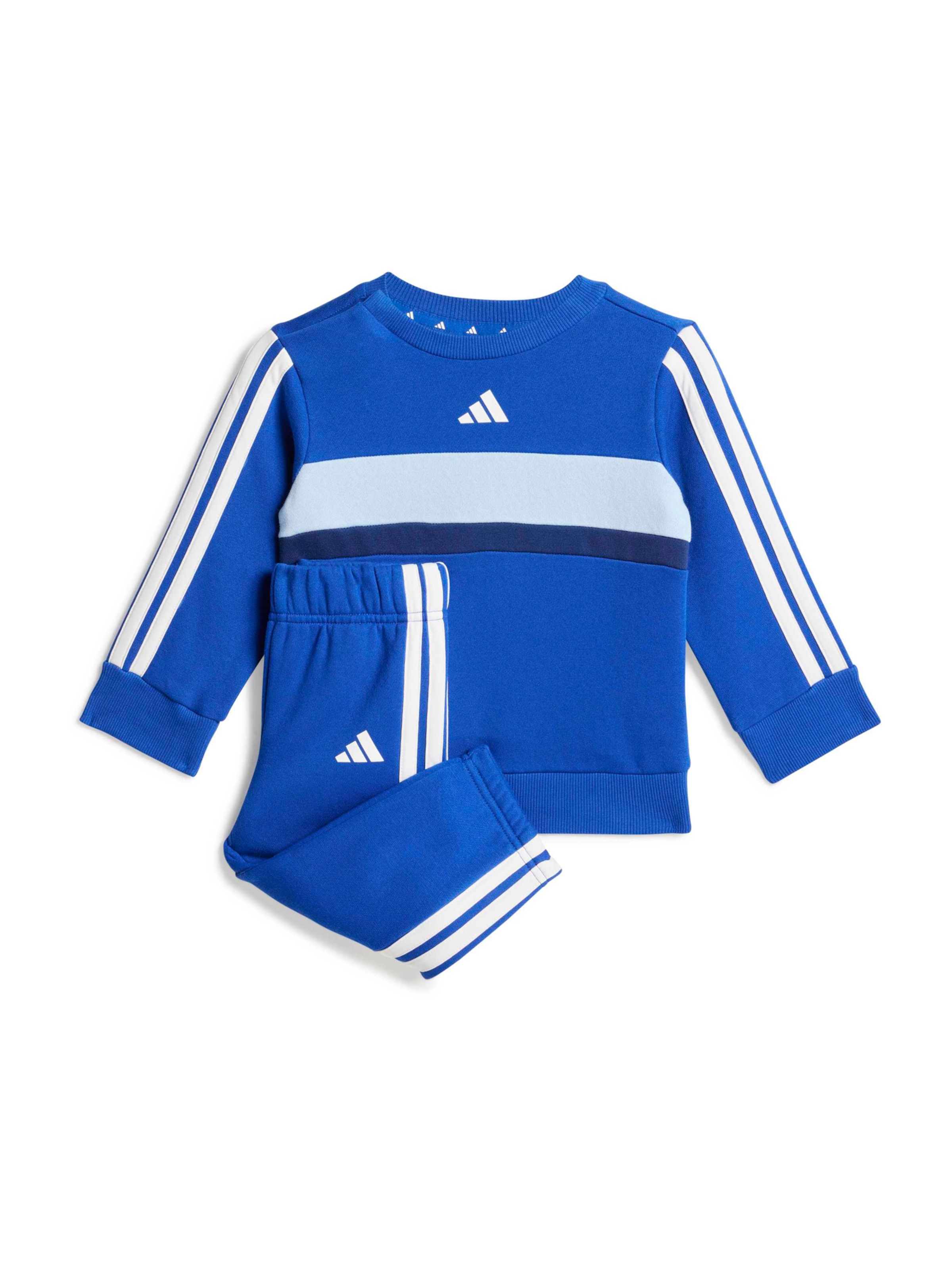 ADIDAS SPORTSWEAR Trainingspak 'Seasonal Essentials Tiberio' in Blauw: voorkant