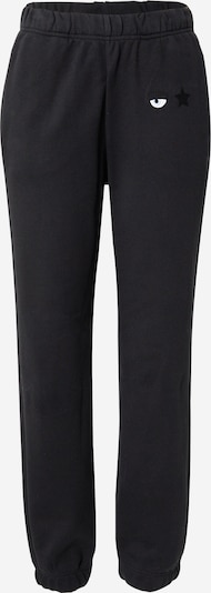 Pantaloni Chiara Ferragni di colore blu chiaro / nero / bianco, Visualizzazione prodotti