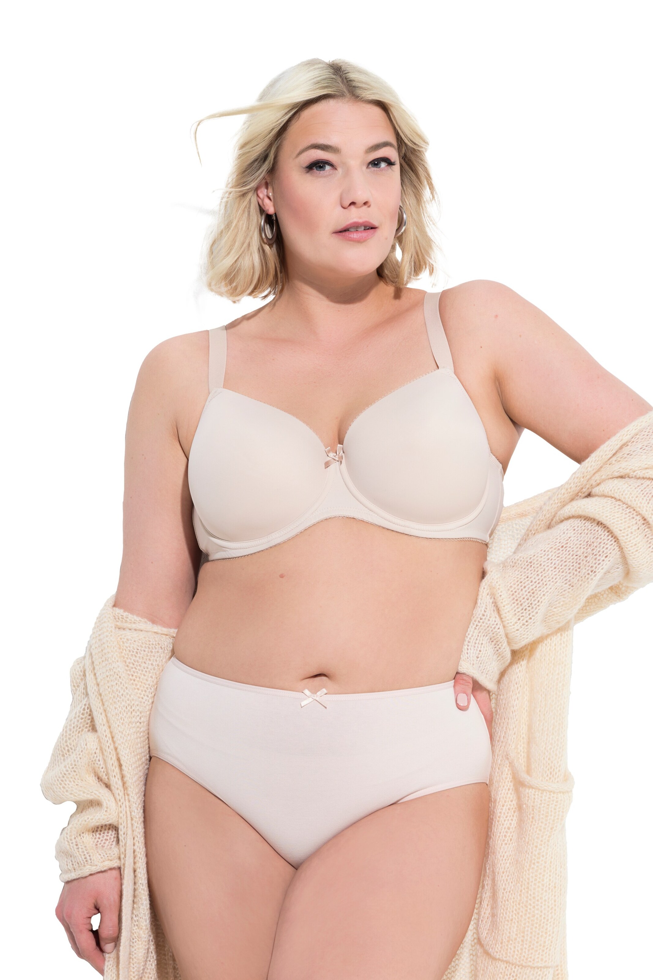 Ulla Popken Slip in Beige: Vorderseite