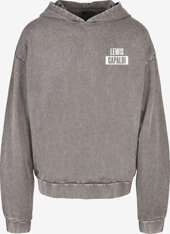Merchcode Sweatshirt ' Lewis Capaldi - PP' in Grijs: voorkant