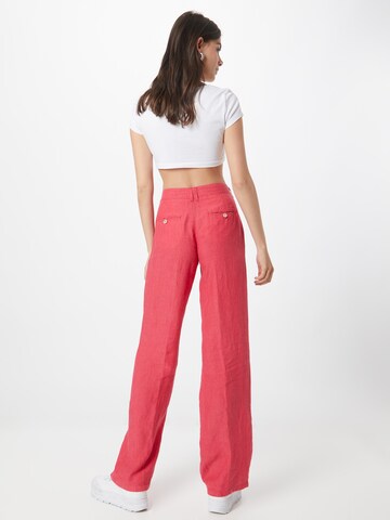 BRAX Regular Trousers with creases 'FARINA' in Red