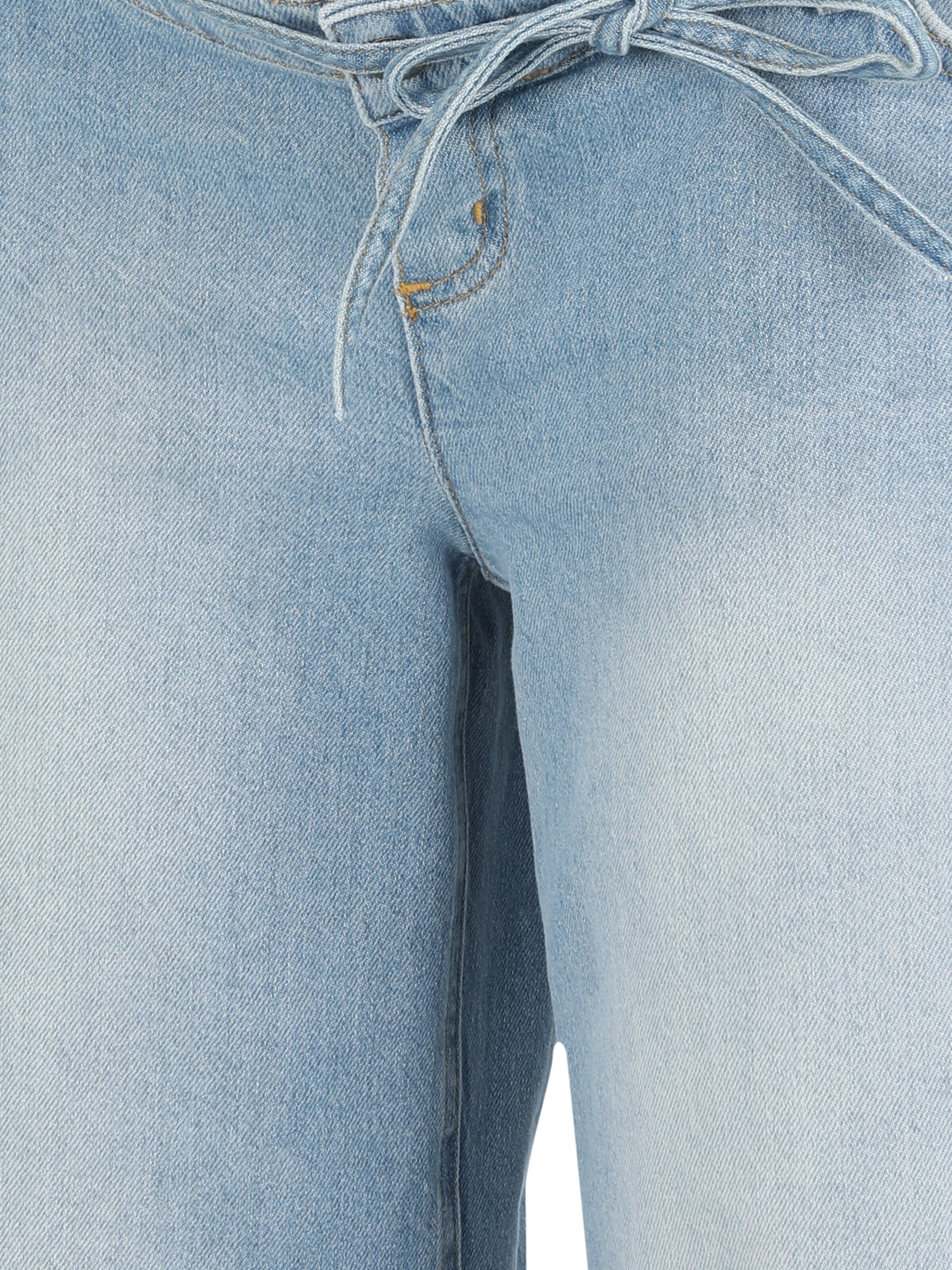 MAMALICIOUS Wide Leg Jeans 'Fula' in Blau