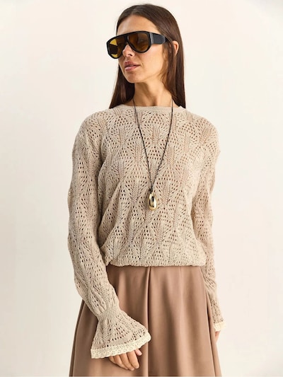 Bianco Lucci Pull-over 'Pullover' en S-L en pierre, Vue avec produit