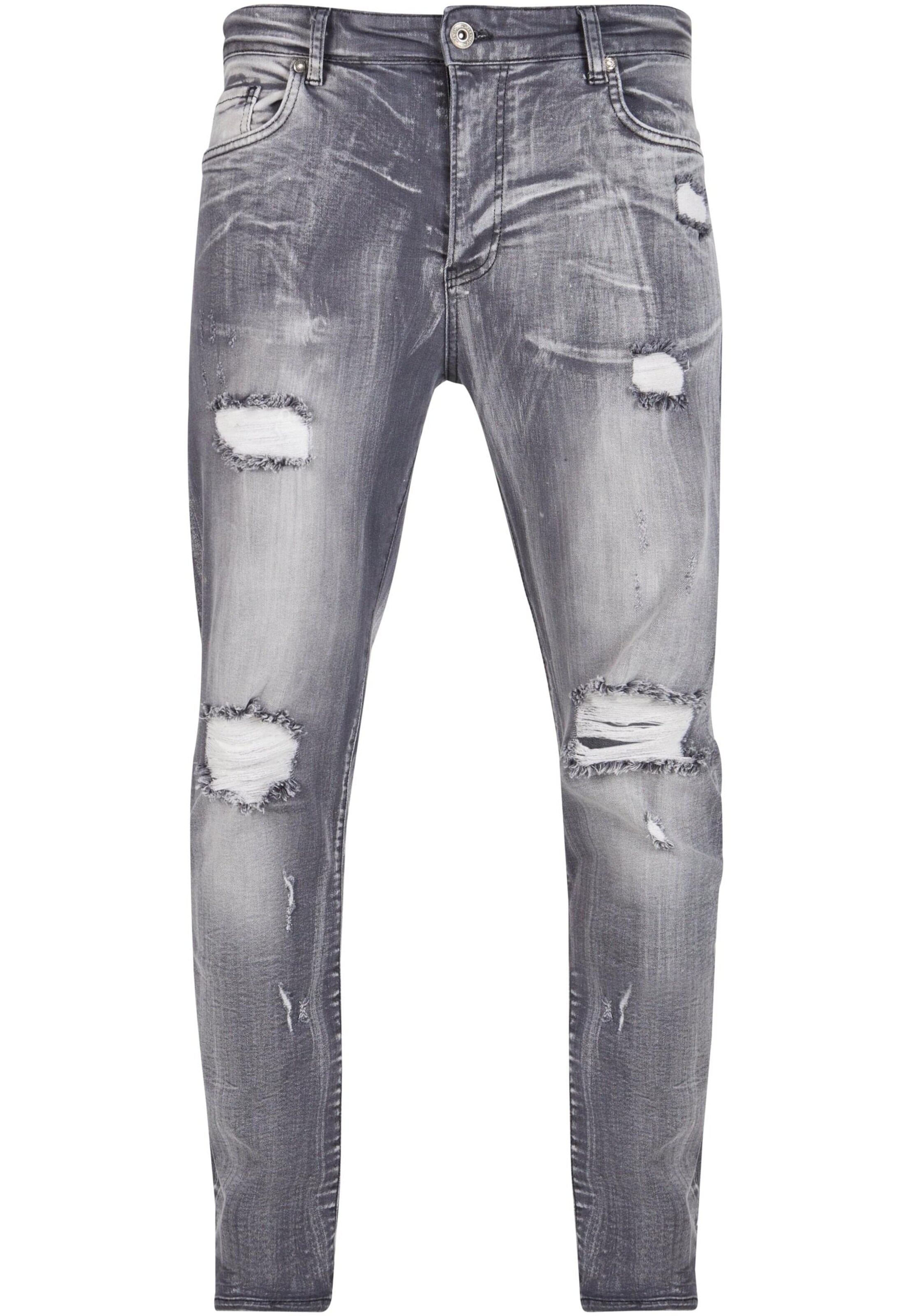 2Y Premium Regular Jeans in Grey: front