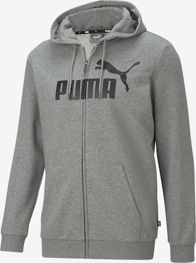 Giacca di felpa sportiva 'Essentials' PUMA di colore grigio sfumato / nero, Visualizzazione prodotti