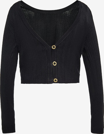 NAEMI Cardigan i sort: forside