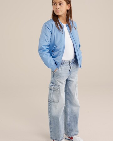 WE Fashion Свободный крой Джинсы в Синий