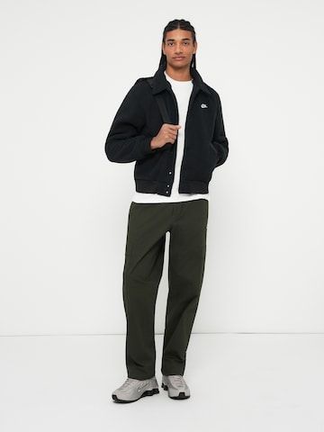Nike Sportswear Sweat jacket 'CLUB' in Black