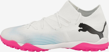 PUMA - Chuteira 'Future 7 Match' em branco: frente