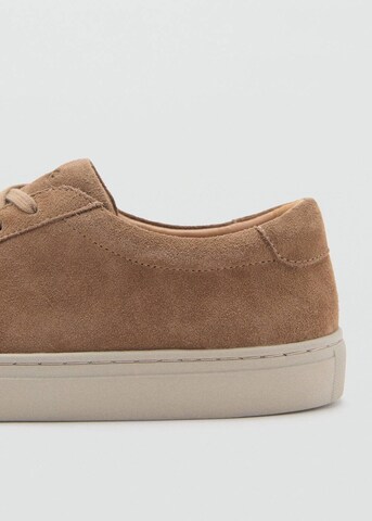 MANGO MAN Sneakers 'Metrosue' in Brown