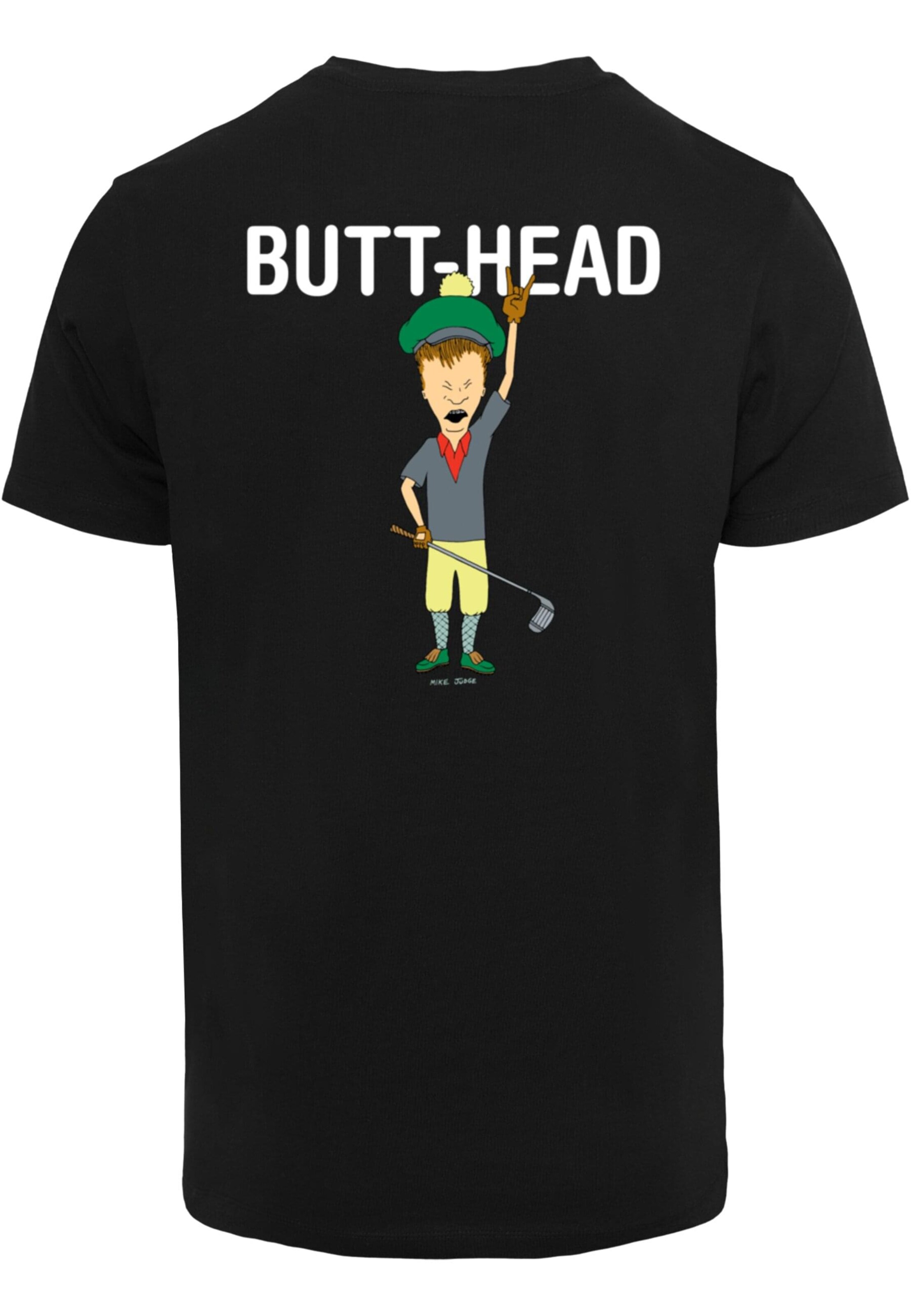 T-Shirt 'Beavis and Butthead' Merchcode en noir