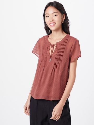 ABOUT YOU Shirt 'Joanna' in Braun: predná strana