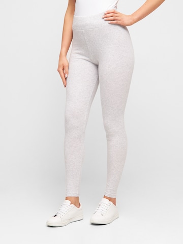 basic apparel Slim fit Leggings 'Ludmilla' in Grey: front