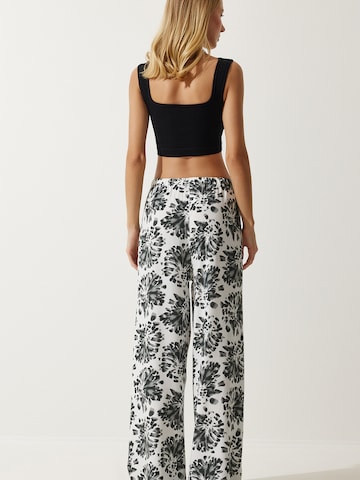 Wide Leg Pantalon Happiness İstanbul en beige