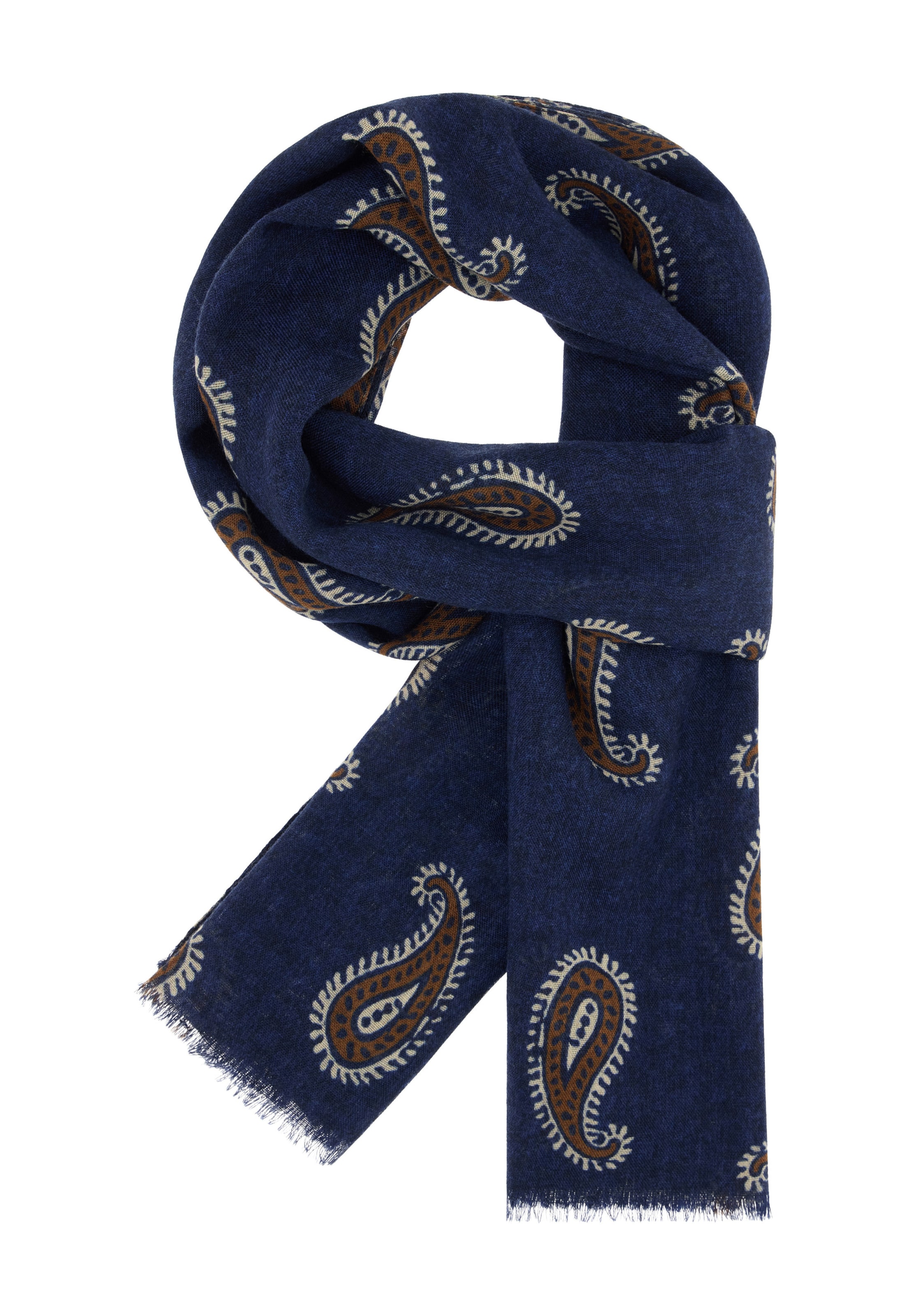 Boggi Milano Schal in Blau: Vorderseite