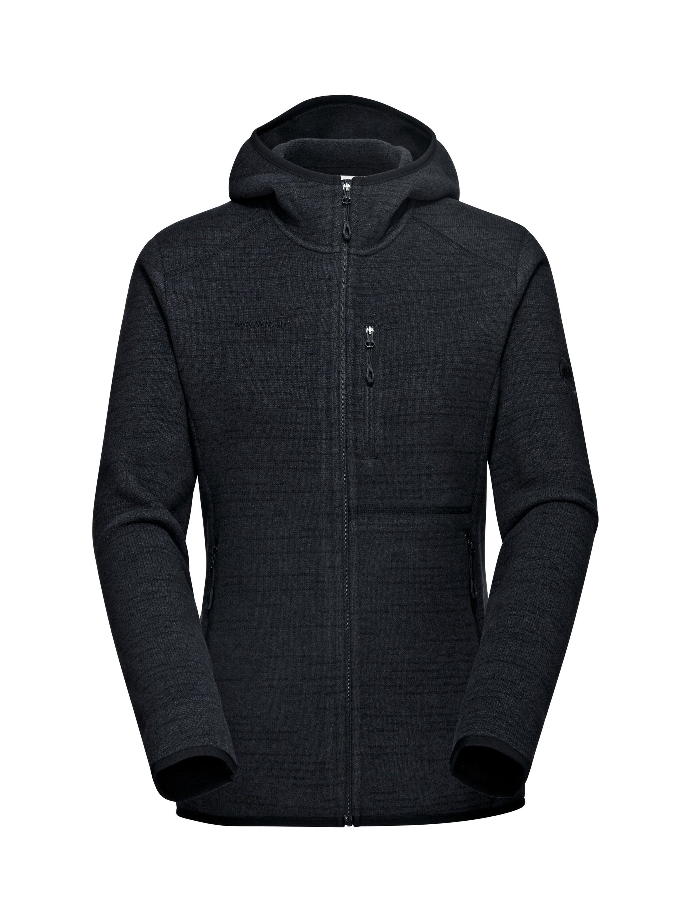 MAMMUT Funktionsfleecejacke  ‘Arctic IV’ in Schwarz: Vorderseite