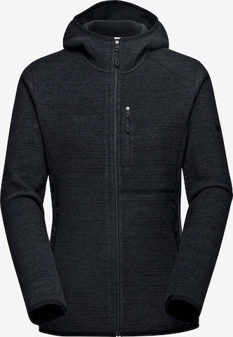 MAMMUT Funktionsfleecejacke ‘Arctic IV’ in Schwarz: Vorderseite