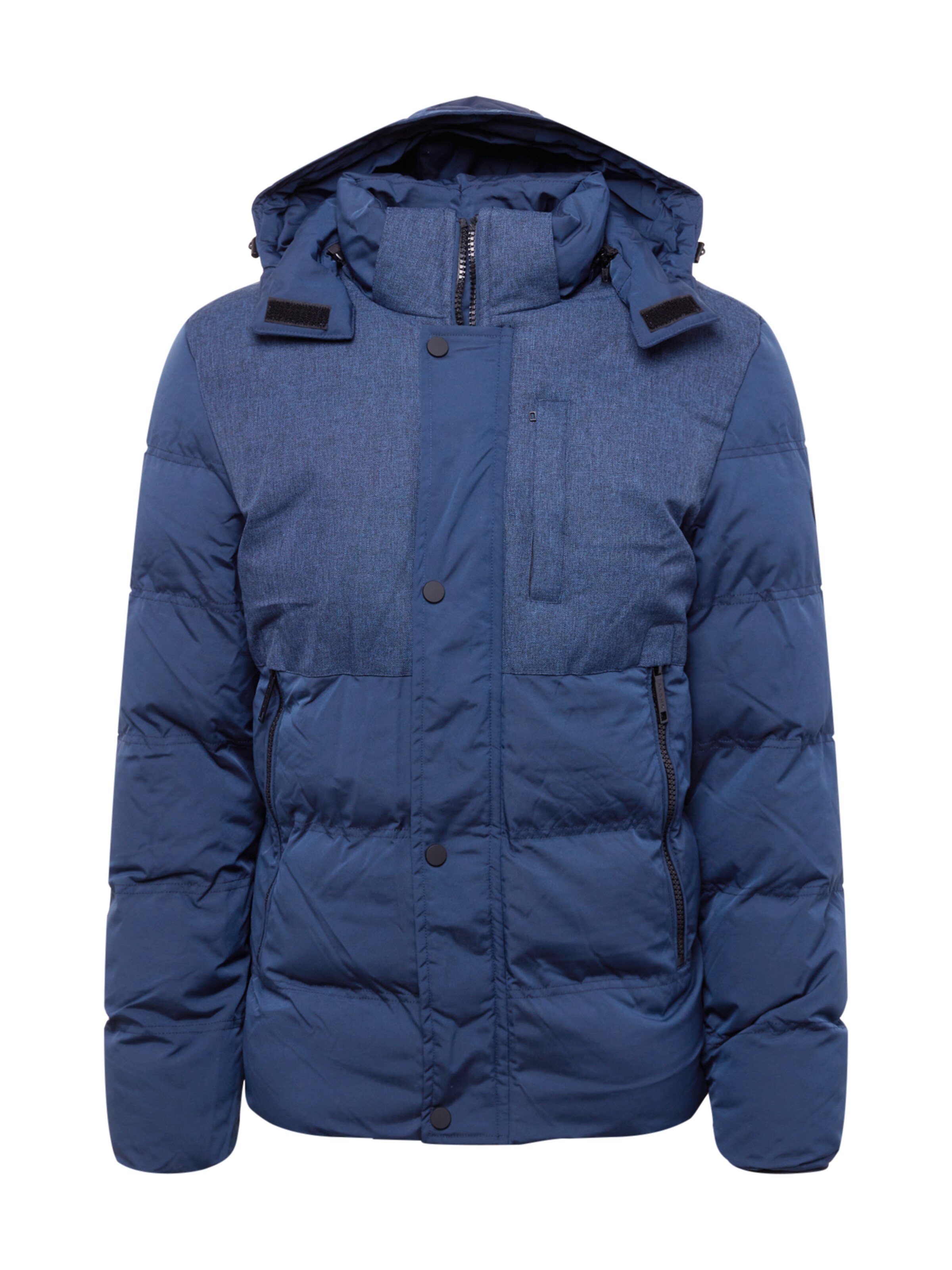 BLEND Winterjas in Blauw: voorkant