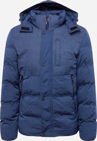 BLEND Winter Jacket in Blue: front