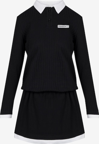 Robe 'CHERRY' FEMSSY en noir : devant