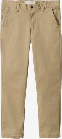 MANGO KIDS Broek 'Piccolo 2' in Beige: voorkant