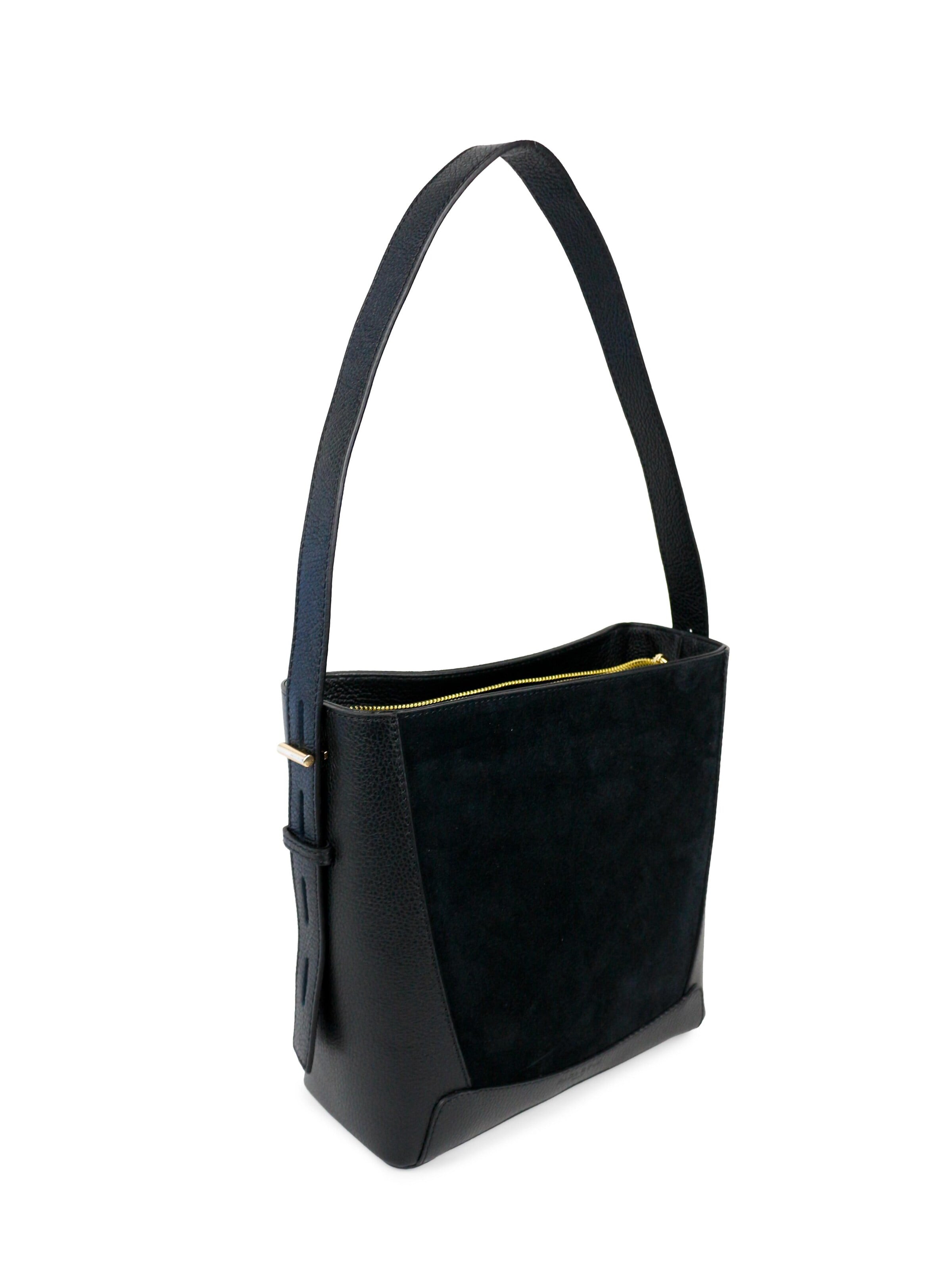 SARA BY JG Skuldertaske 'La Solida - Made in Italy' i sort