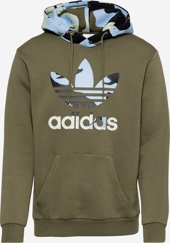 ADIDAS ORIGINALSSweater majica - zelena boja: prednji dio