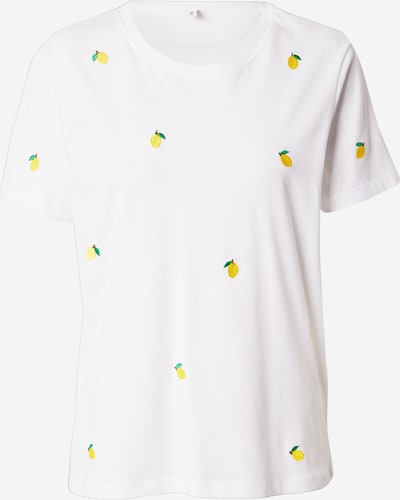Maglietta 'KETTY' ONLY di colore giallo / verde / bianco, Visualizzazione prodotti