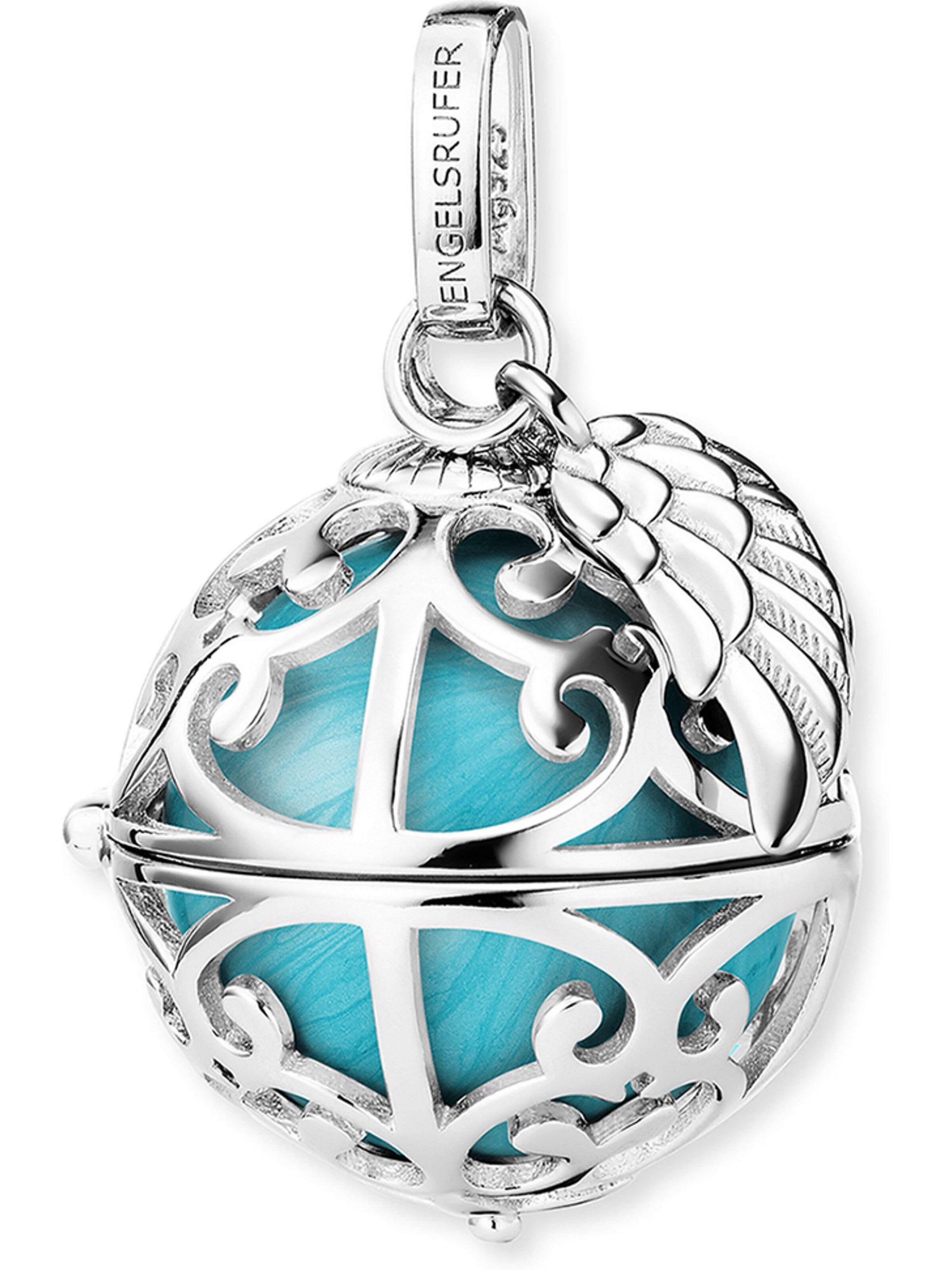 Engelsrufer Anhänger in Silber: Vorderseite