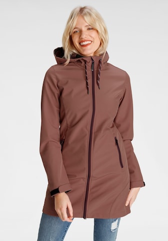 POLARINO Outdoorjacke in Pink: predná strana