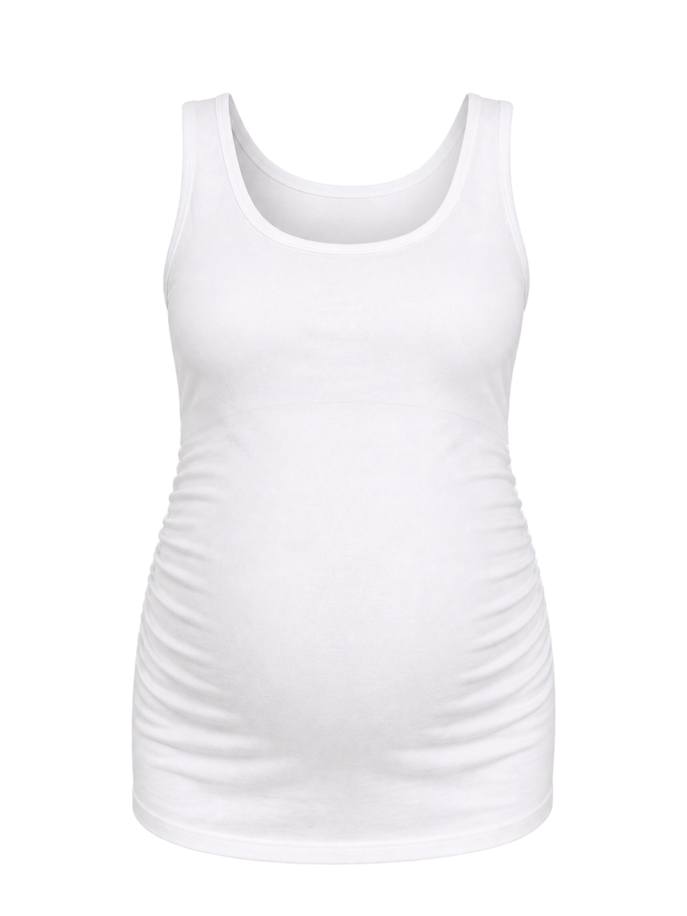 LYN MAMA Haut en S en blanc, Vue avec produit