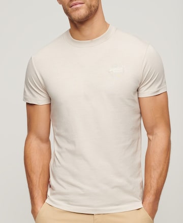 T-Shirt 'Essential' Superdry en beige