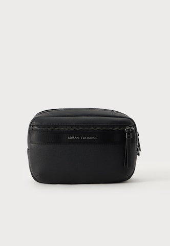 ARMANI EXCHANGE Toaletní taška – černá: přední strana