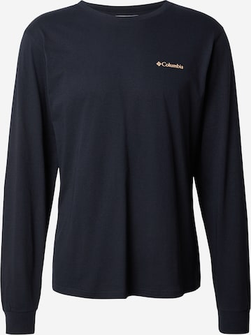 COLUMBIA Toiminnallinen paita 'Seasonal' värissä musta: etupuoli