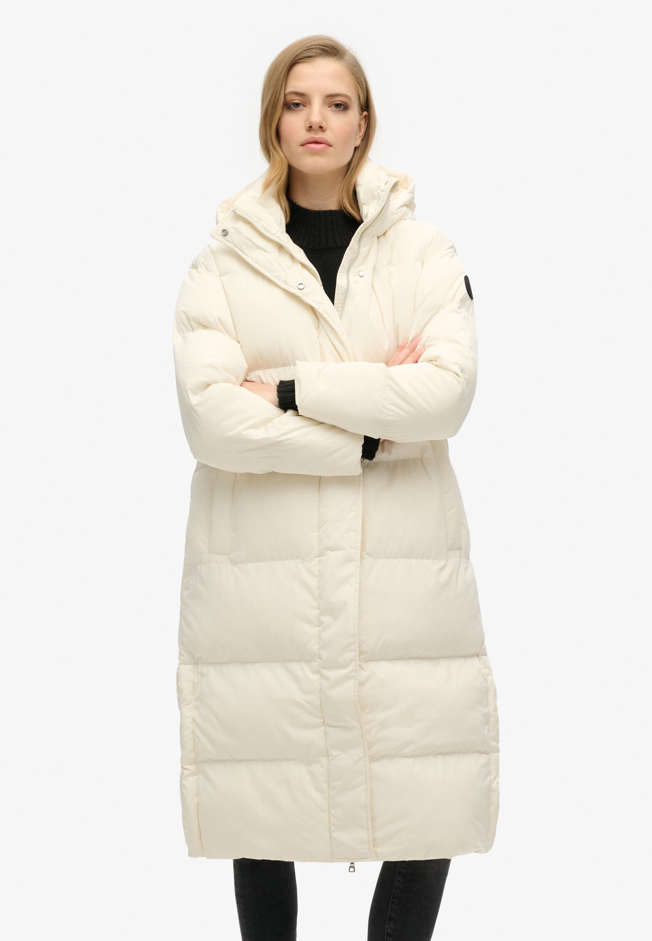 Superdry Wintermantel in Wit