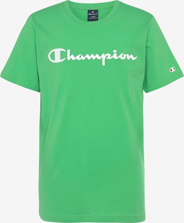 Champion Shirt in Groen: voorkant