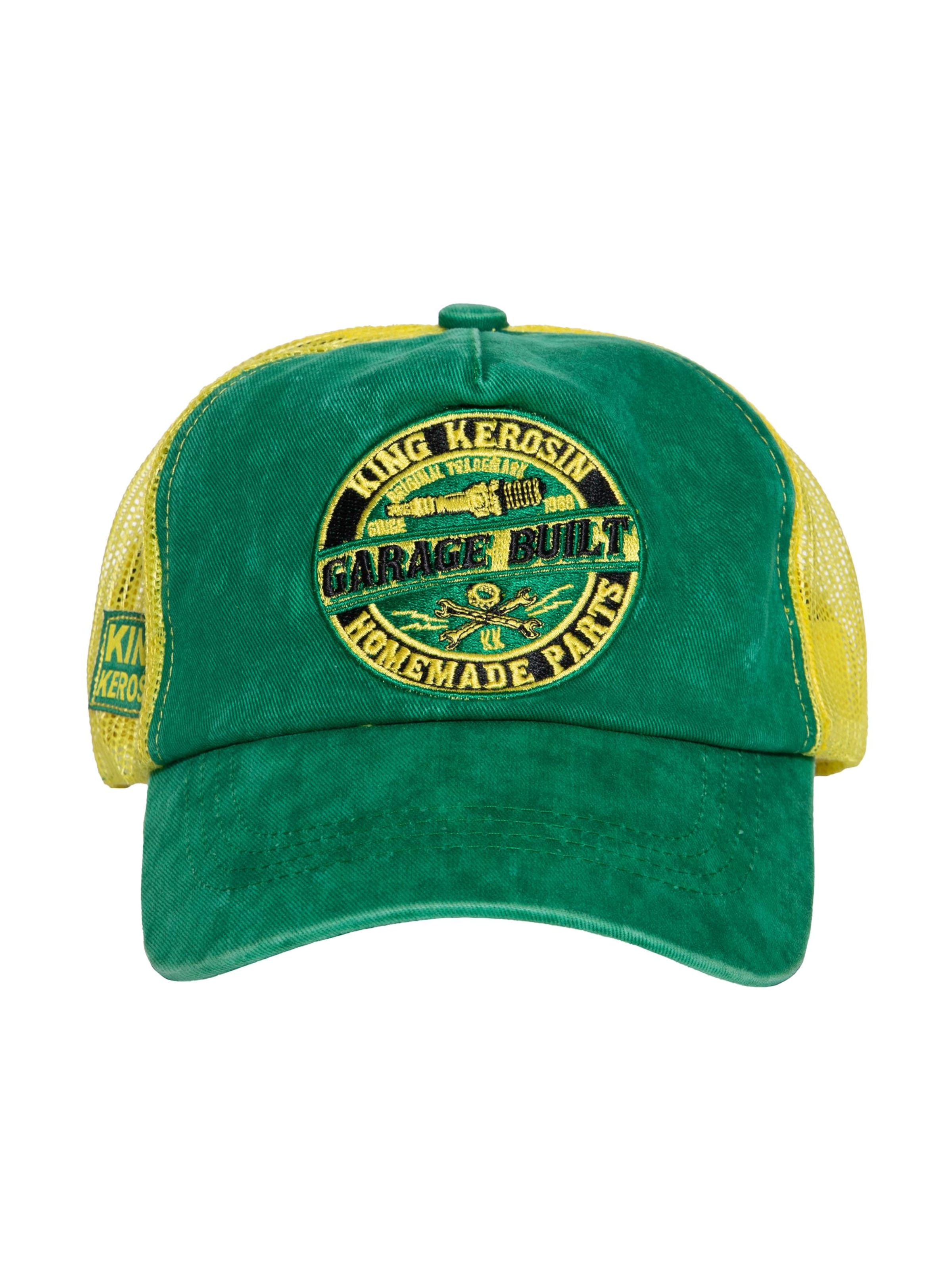 King Kerosin Cap 'Garage Built' in Green