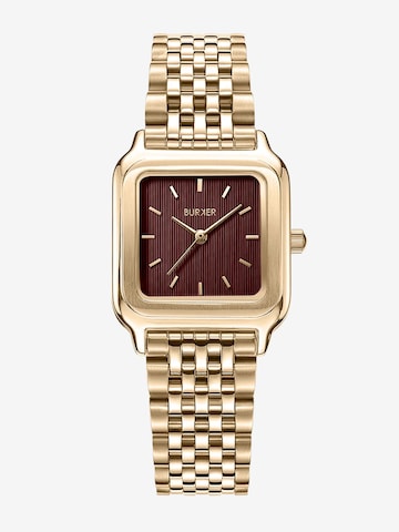 BURKER Watches - Reloj analógico 'Macy Gold Burgundy' en rojo: frente