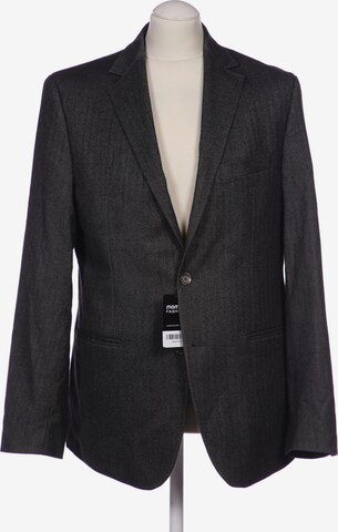 HECHTER PARIS Suit Jacket in M in Grey: front