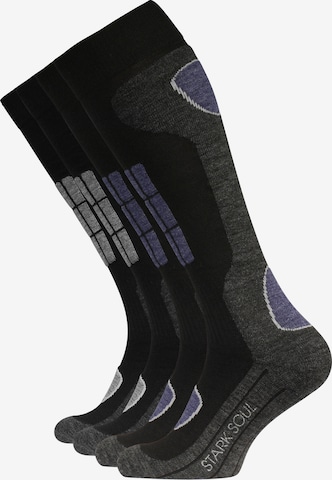 Stark Soul - Meias de desporto em preto: frente